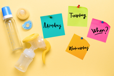 Pumping schedules for working moms