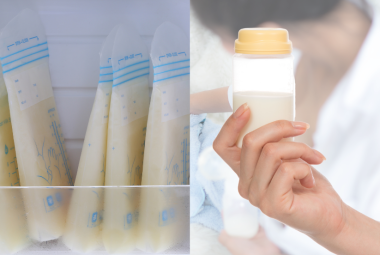 Breast milk storage bags vs. containers