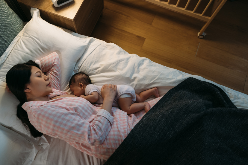 Co-sleeping safety and breastfeeding