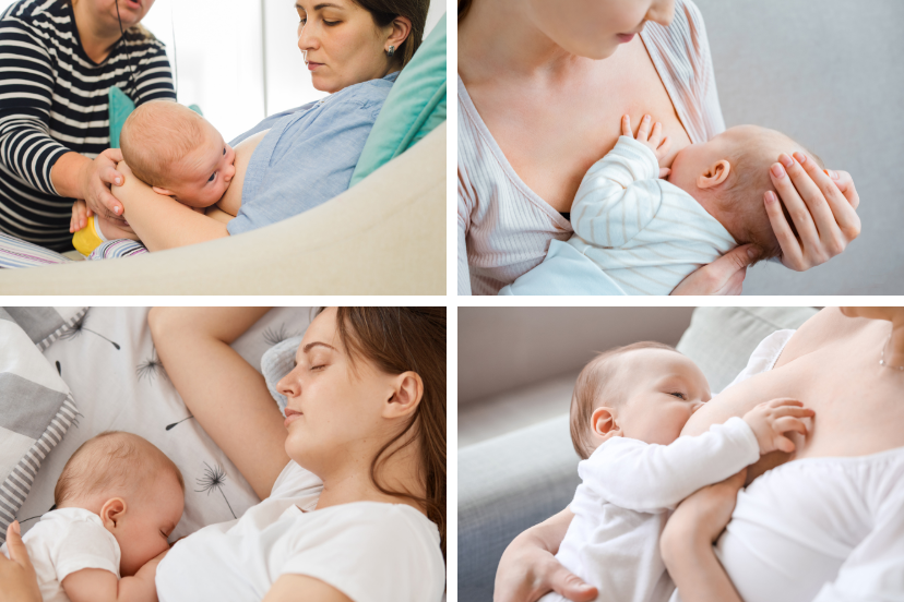 Breastfeeding positions